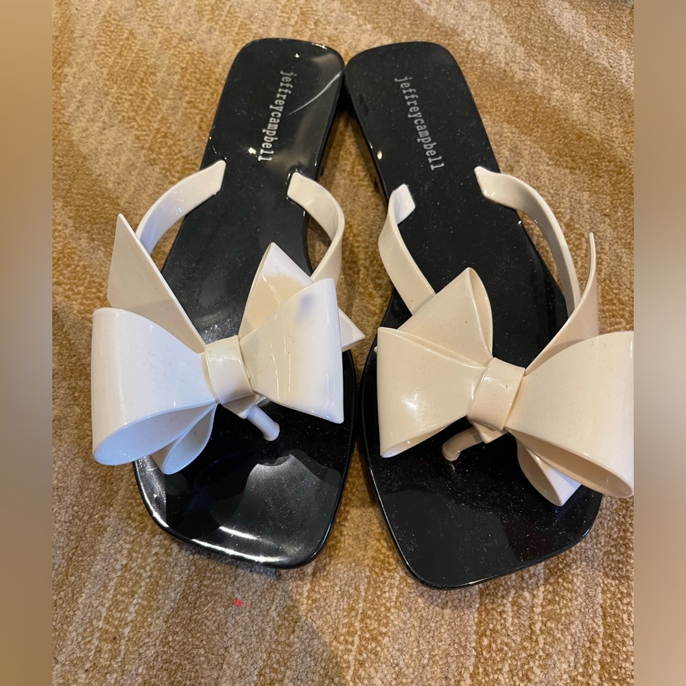 Jeffrey Campbell jelly slides